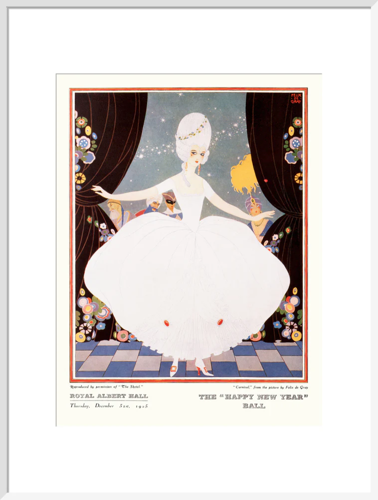 The Sphere and Tatler Ball 'The Happy New Year' Ball' Art Print - Image 39