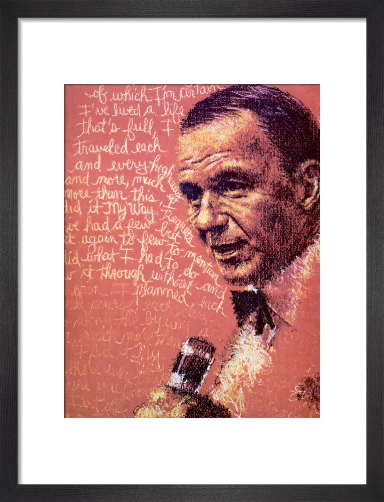 Frank Sinatra 1975 Programme Art Print - Image 4