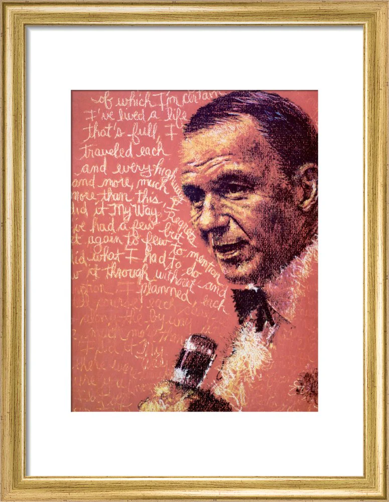 Frank Sinatra 1975 Programme Art Print - Image 6