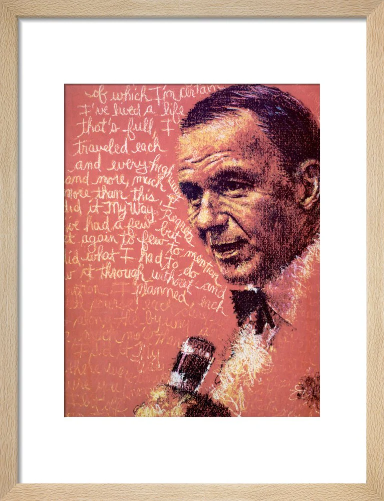 Frank Sinatra 1975 Programme Art Print - Image 7
