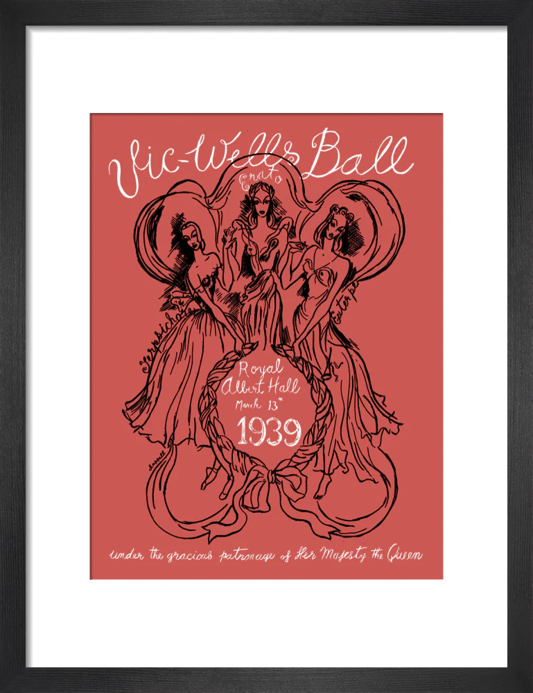 Vic-Wells Ball Art Print
