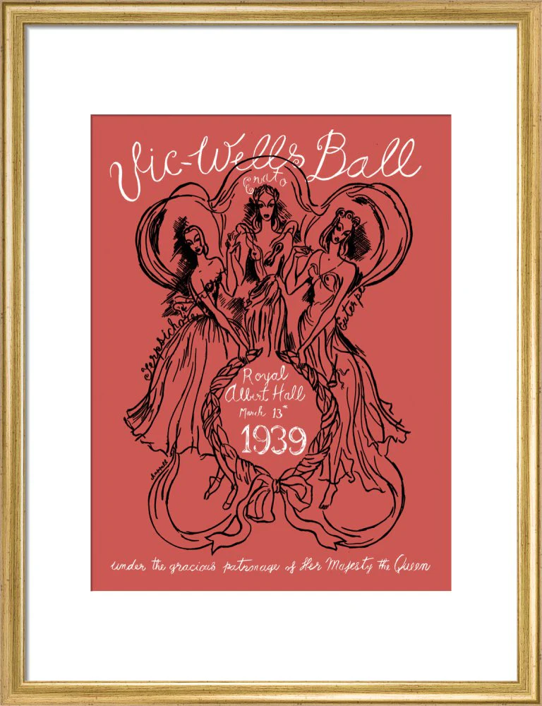 Vic-Wells Ball Art Print - Image 11