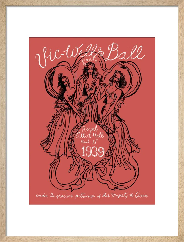 Vic-Wells Ball Art Print - Image 12