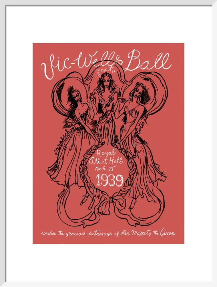 Vic-Wells Ball Art Print - Image 15