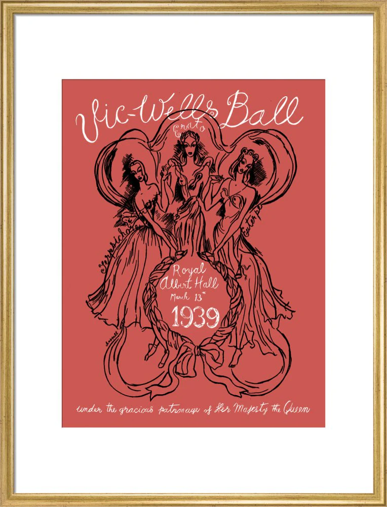 Vic-Wells Ball Art Print - Image 16