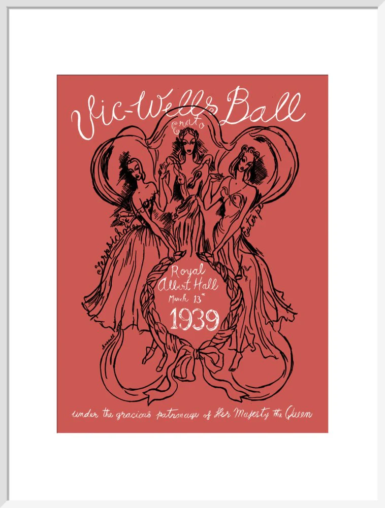 Vic-Wells Ball Art Print - Image 20