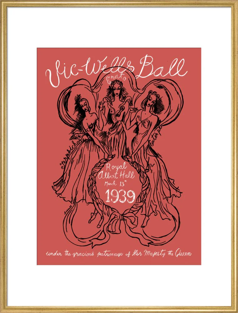 Vic-Wells Ball Art Print - Image 21