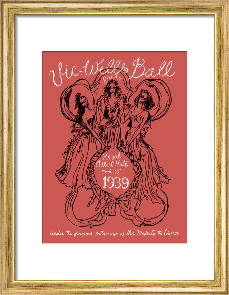 Vic-Wells Ball Art Print - Image 25