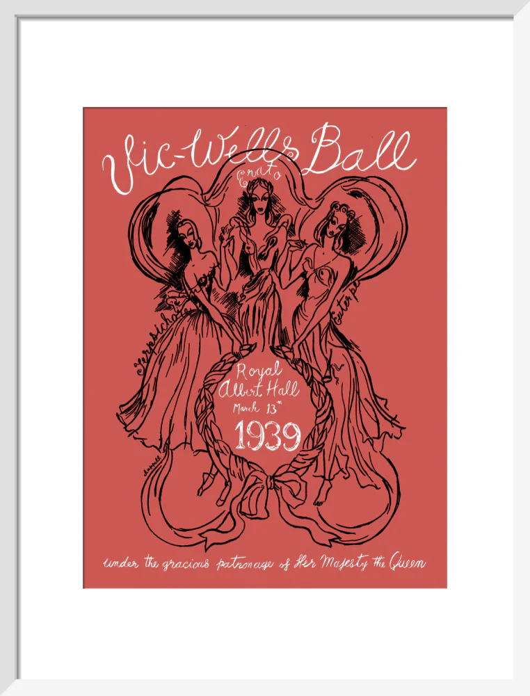 Vic-Wells Ball Art Print - Image 29