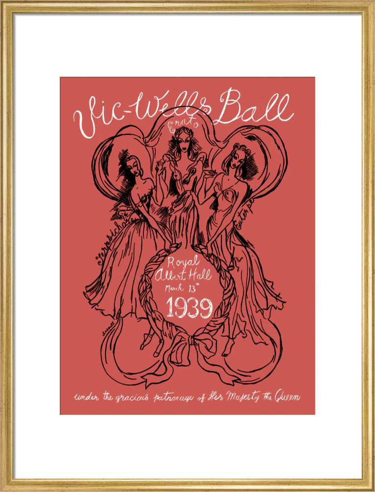 Vic-Wells Ball Art Print - Image 35