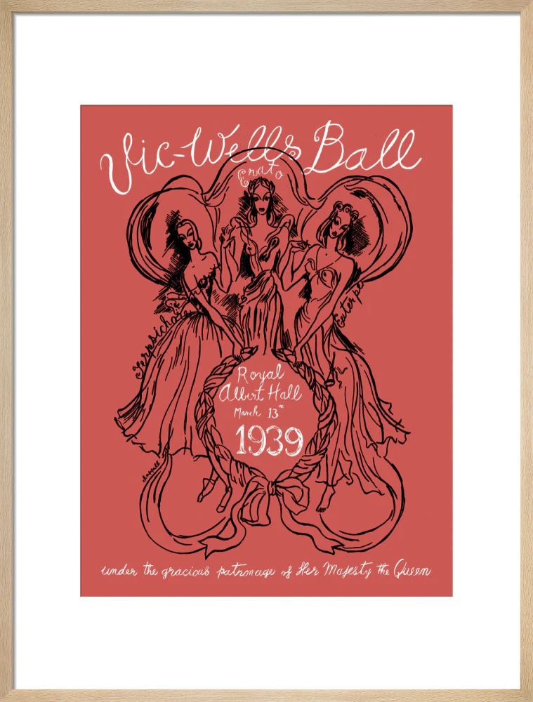 Vic-Wells Ball Art Print - Image 36