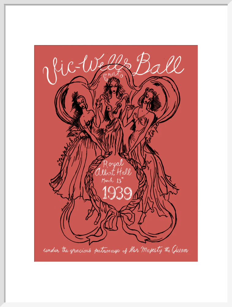 Vic-Wells Ball Art Print - Image 39