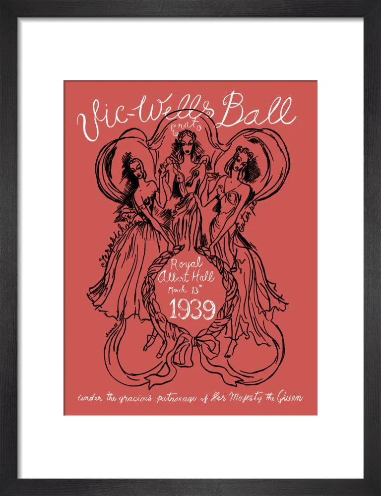 Vic-Wells Ball Art Print - Image 4