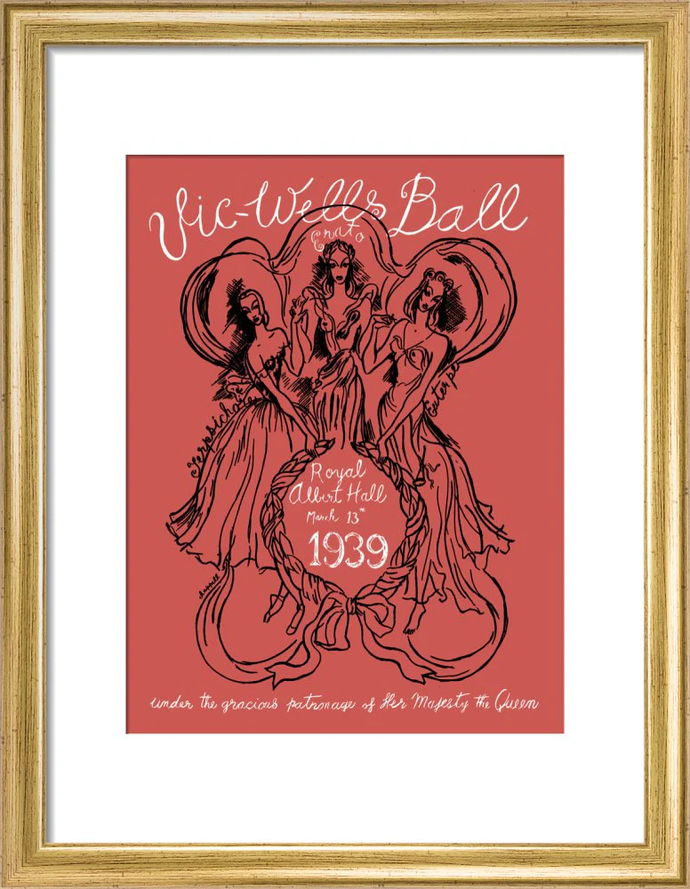 Vic-Wells Ball Art Print - Image 6