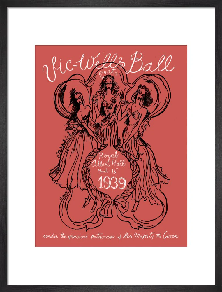 Vic-Wells Ball Art Print - Image 9