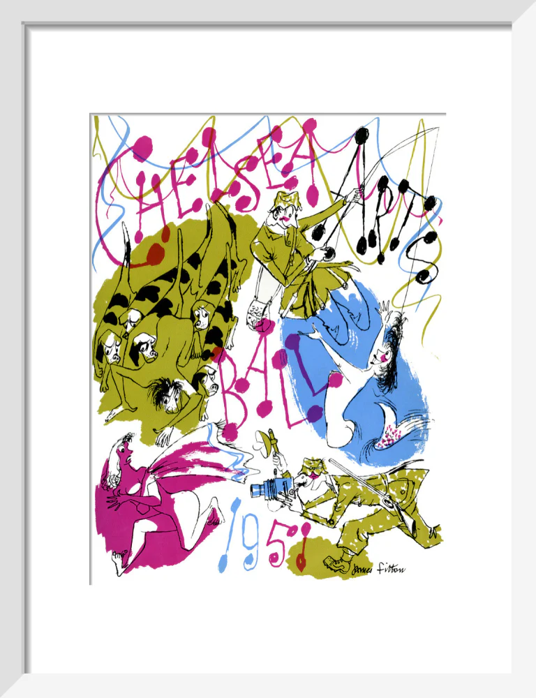 The Chelsea Arts Club Annual Ball Art Print - Image 24