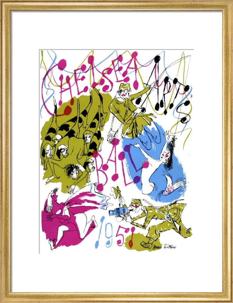 The Chelsea Arts Club Annual Ball Art Print - Image 30