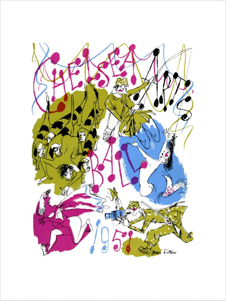 The Chelsea Arts Club Annual Ball Art Print - Image 37