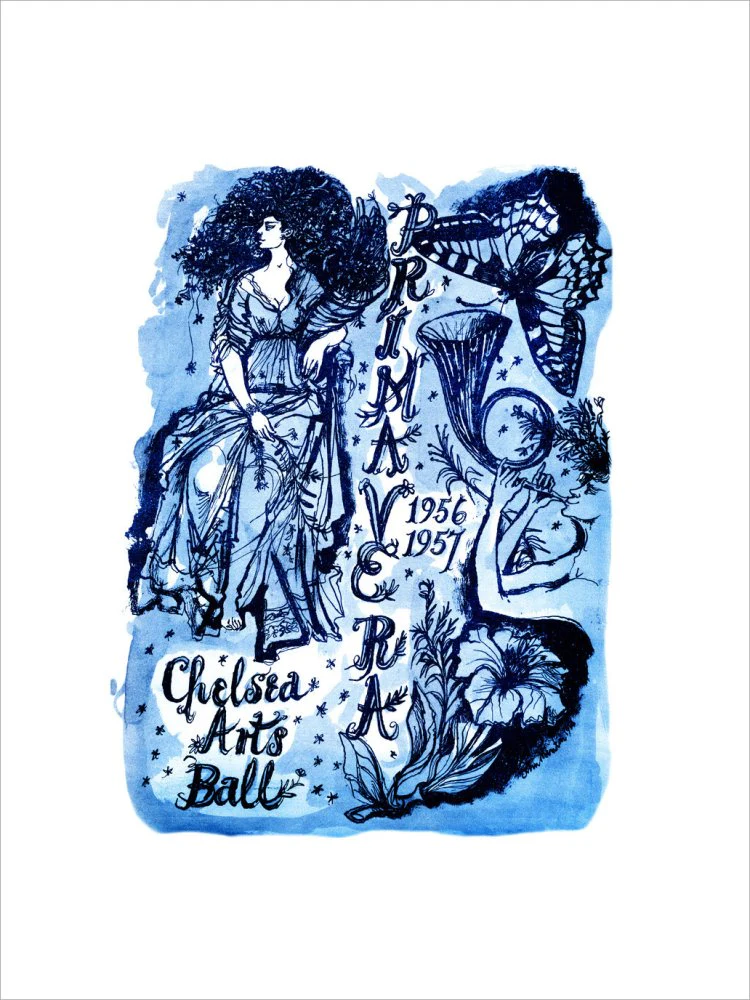 The Chelsea Arts Club Annual Ball 'Primavera' Art Print - Image 27