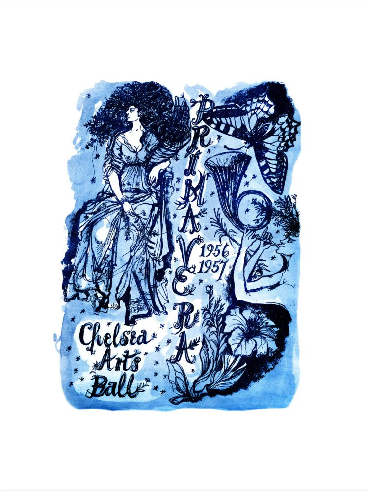 The Chelsea Arts Club Annual Ball 'Primavera' Art Print - Image 3