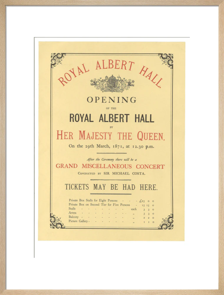 Opening of the Royal Albert Hall Art Print - Image 15