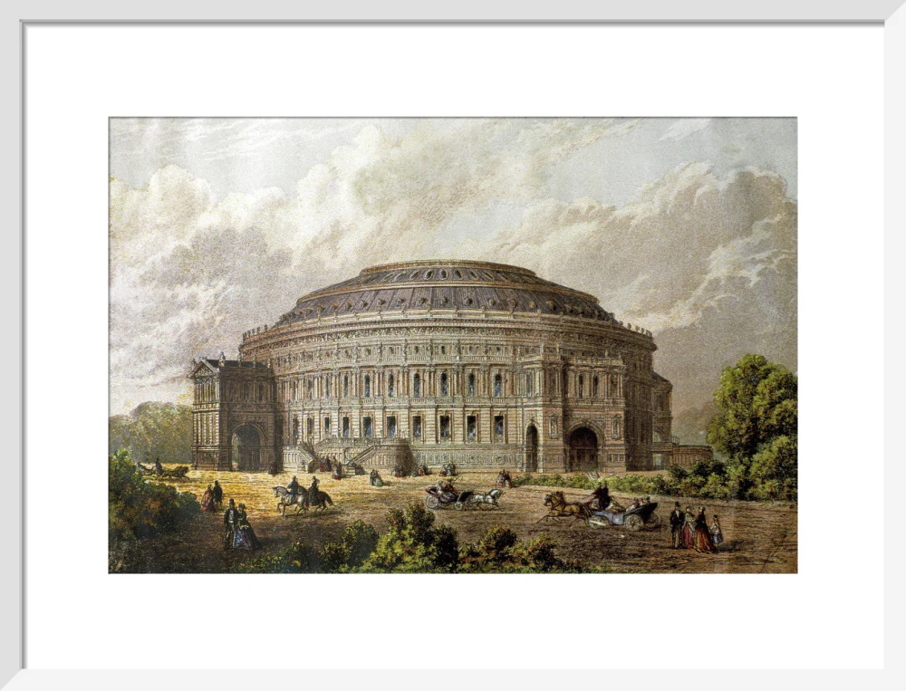 Construction Illustration of the Royal Albert Hall Art Print - Image 29