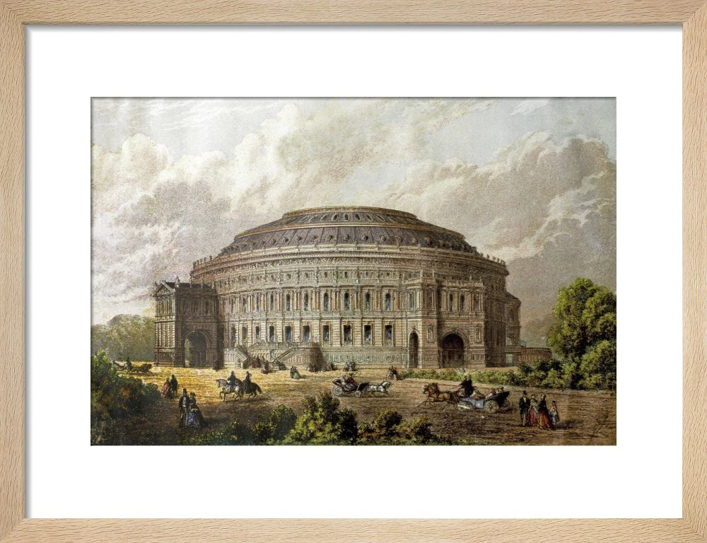 Construction Illustration of the Royal Albert Hall Art Print - Image 7