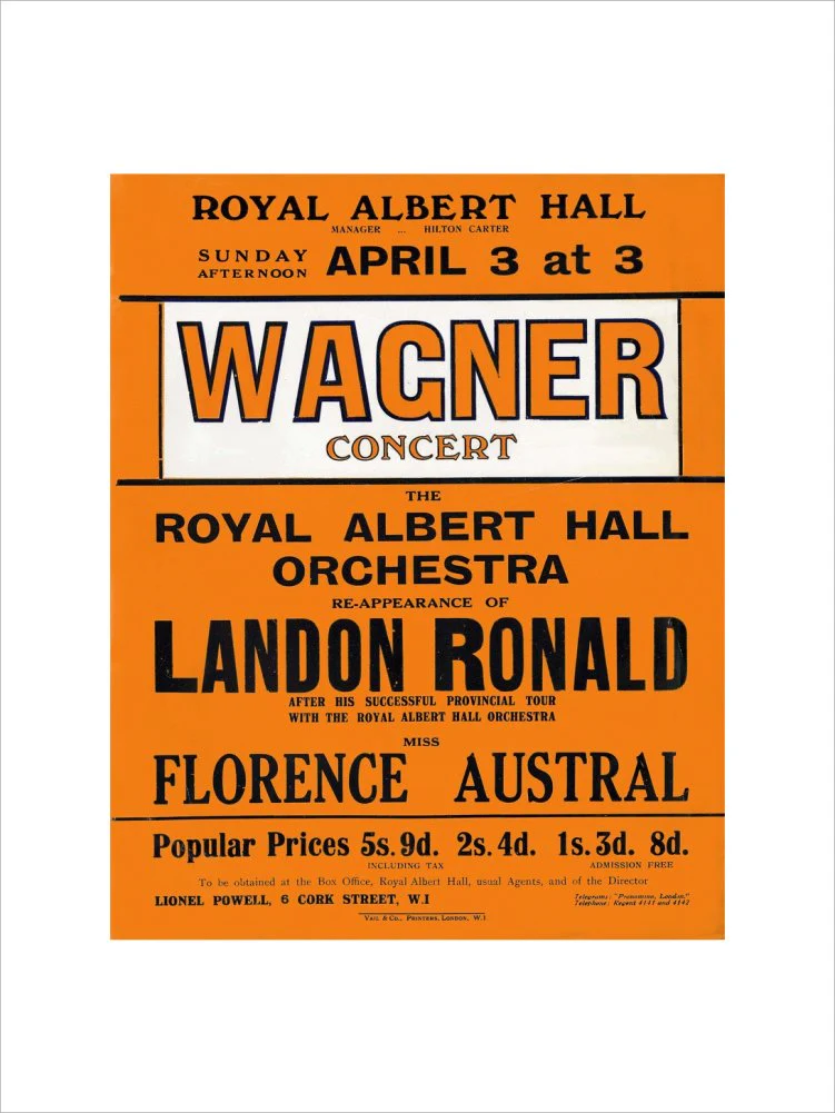 Wagner's Special Sunday Concert (1920-1921 Season) Art Print - Image 32