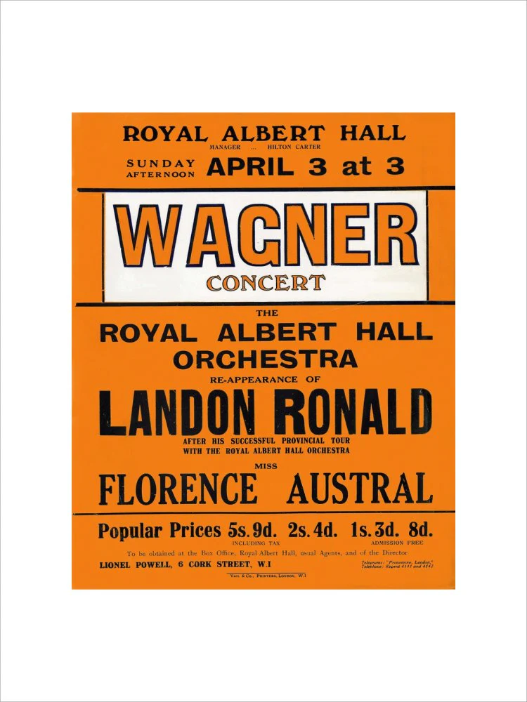 Wagner's Special Sunday Concert (1920-1921 Season) Art Print - Image 37