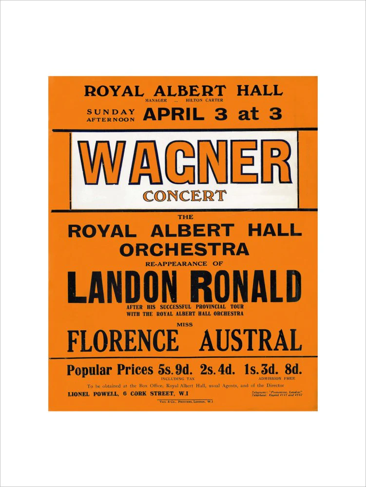 Wagner's Special Sunday Concert (1920-1921 Season) Art Print - Image 8