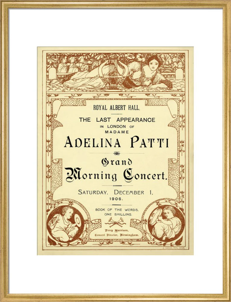 The Last Appearance in London of Adelina Patti Art Print - Image 16
