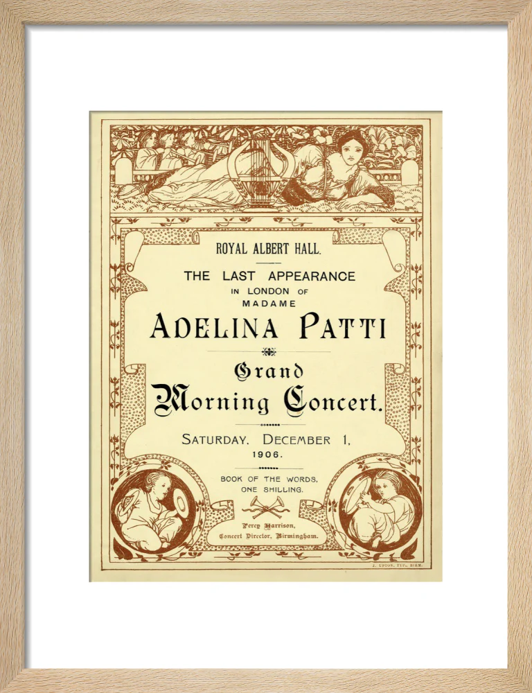 The Last Appearance in London of Adelina Patti Art Print - Image 26