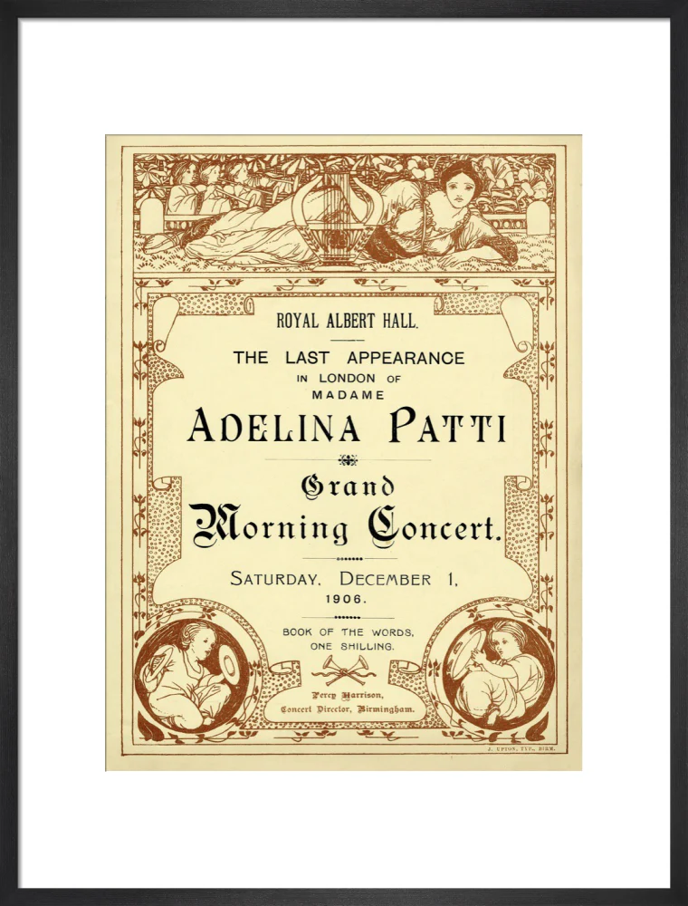 The Last Appearance in London of Adelina Patti Art Print - Image 33