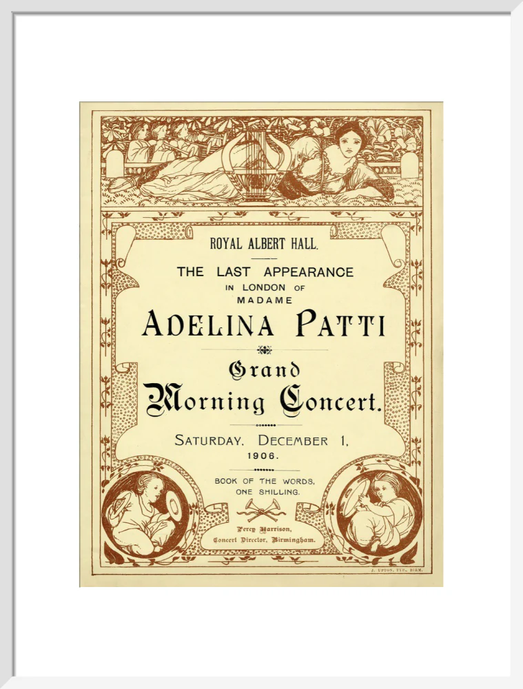 The Last Appearance in London of Adelina Patti Art Print - Image 34