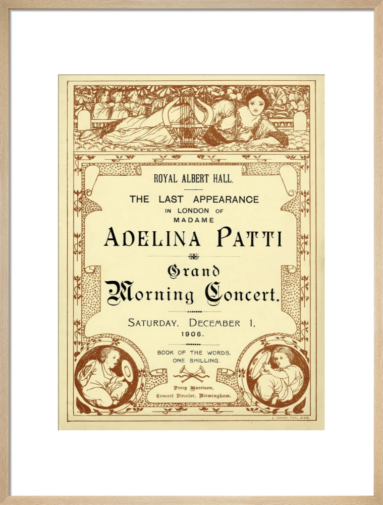 The Last Appearance in London of Adelina Patti Art Print - Image 36