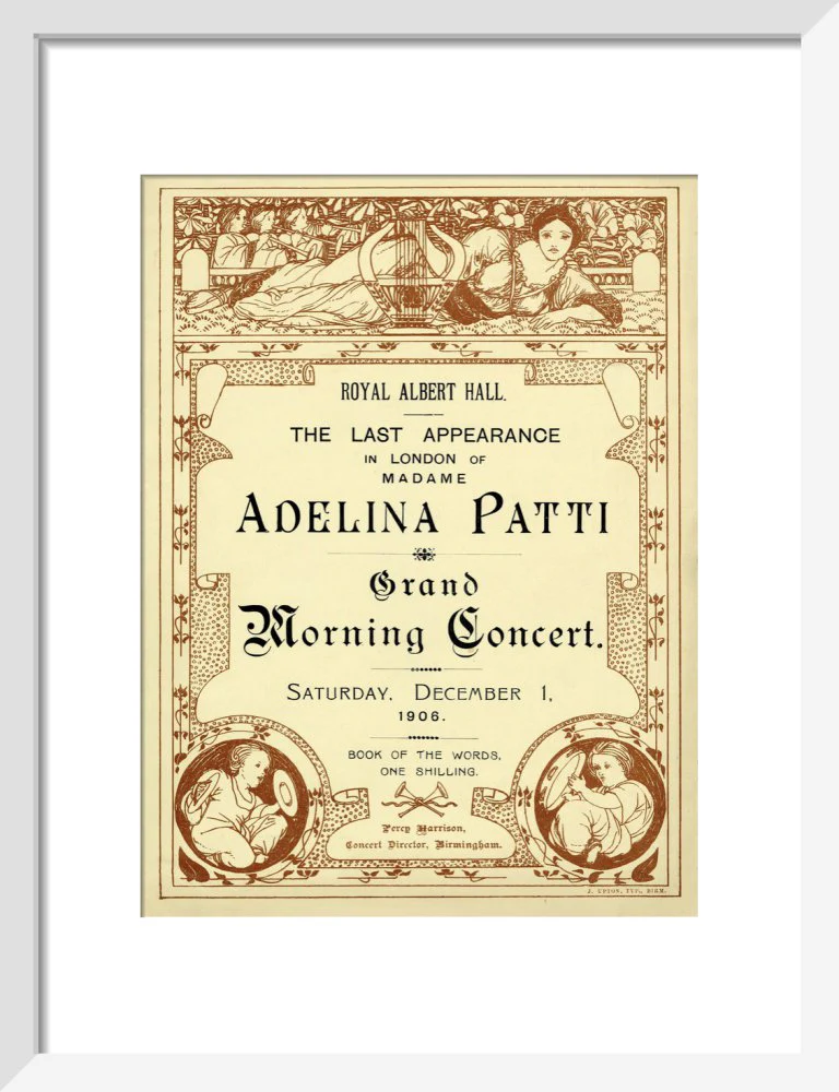 The Last Appearance in London of Adelina Patti Art Print - Image 5
