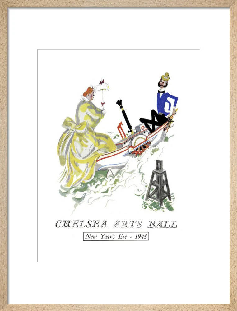 The Chelsea Arts Club Annual Ball 'London River' Art Print - Image 12