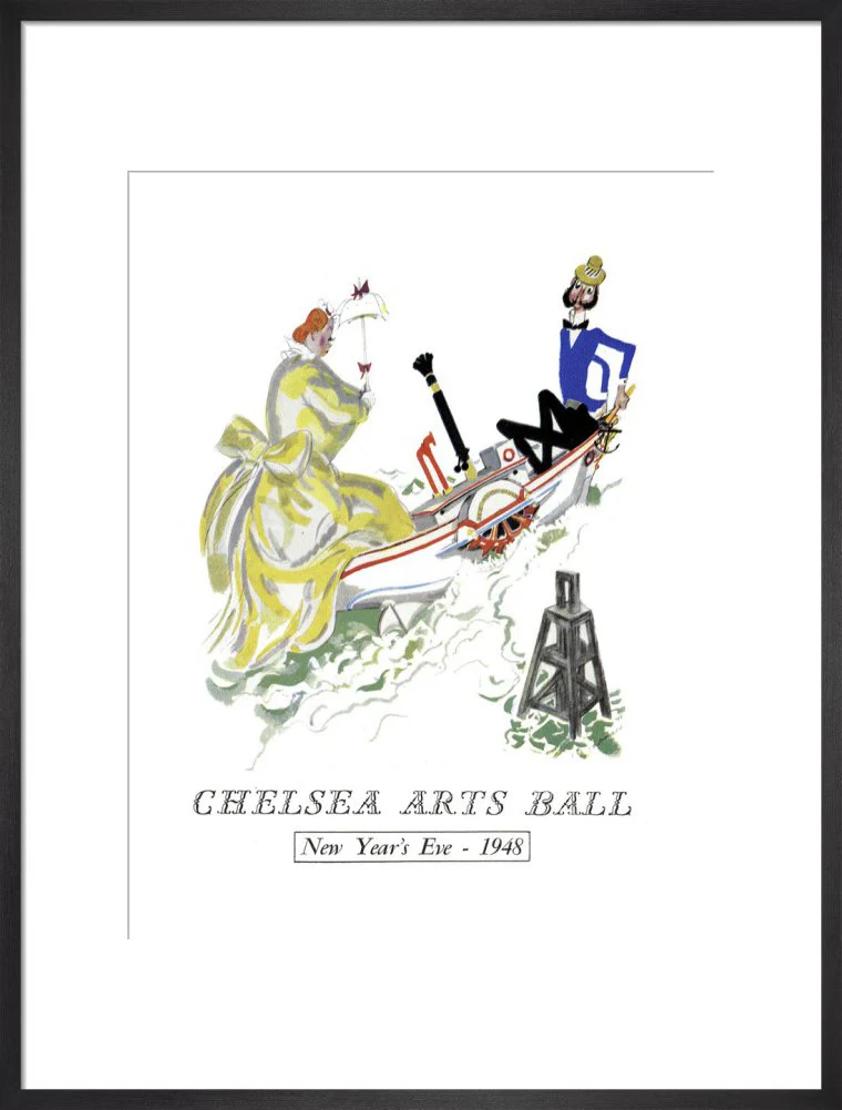 The Chelsea Arts Club Annual Ball 'London River' Art Print - Image 14