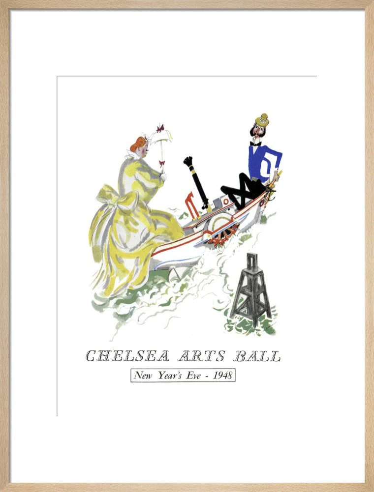 The Chelsea Arts Club Annual Ball 'London River' Art Print - Image 17