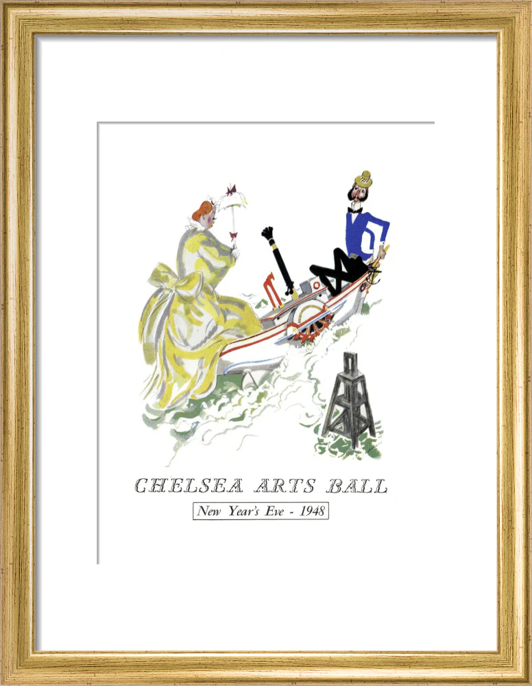 The Chelsea Arts Club Annual Ball 'London River' Art Print - Image 25