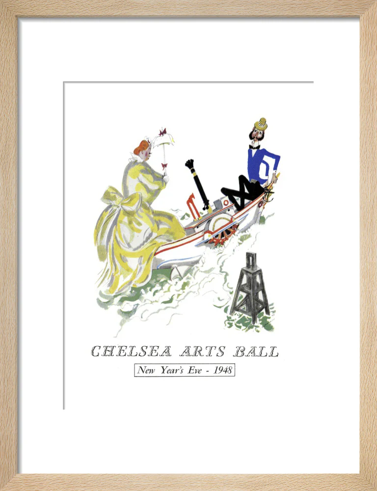 The Chelsea Arts Club Annual Ball 'London River' Art Print - Image 26