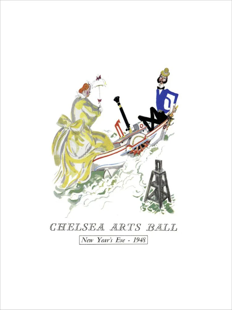 The Chelsea Arts Club Annual Ball 'London River' Art Print - Image 27