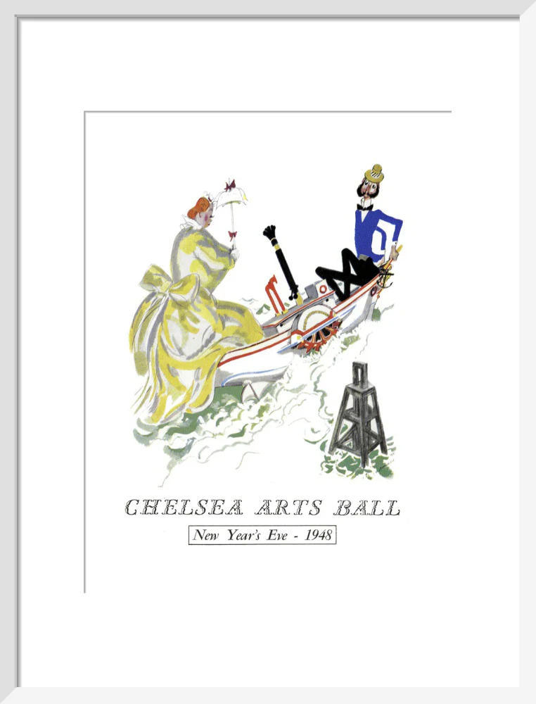 The Chelsea Arts Club Annual Ball 'London River' Art Print - Image 29