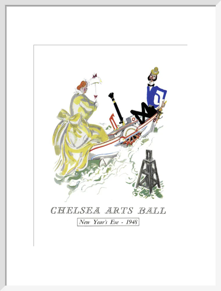 The Chelsea Arts Club Annual Ball 'London River' Art Print - Image 34