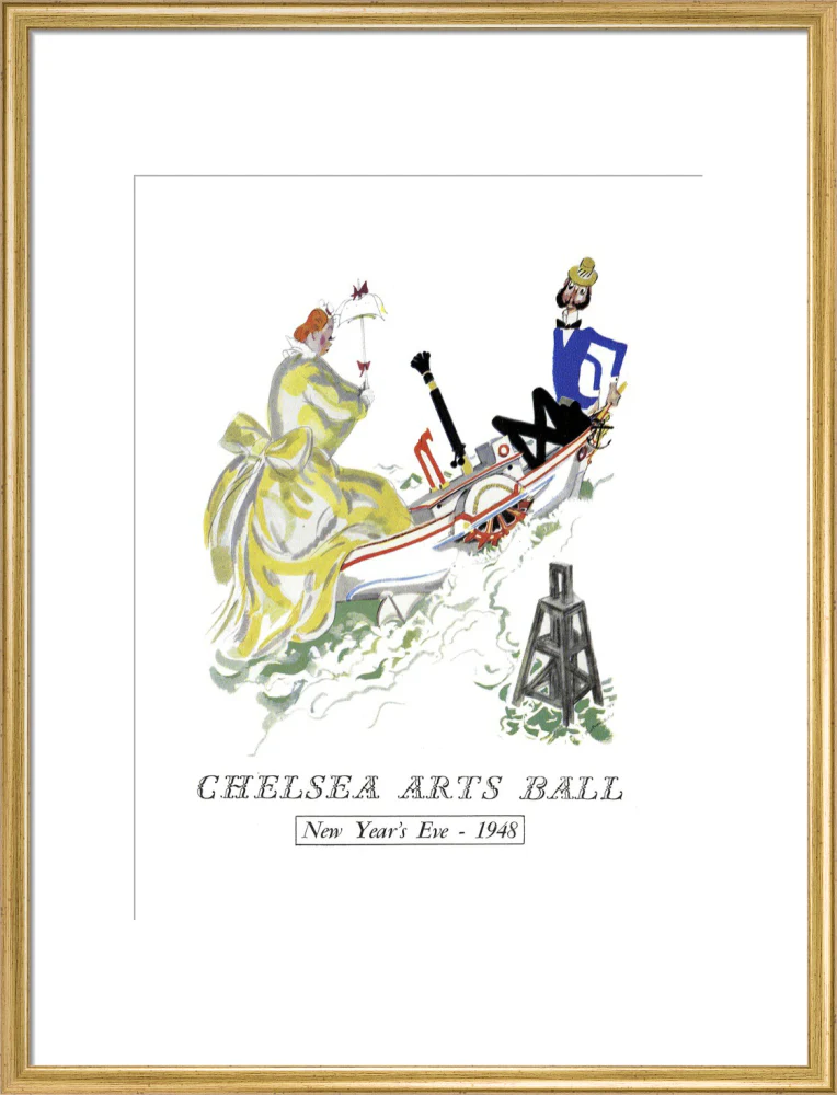 The Chelsea Arts Club Annual Ball 'London River' Art Print - Image 35