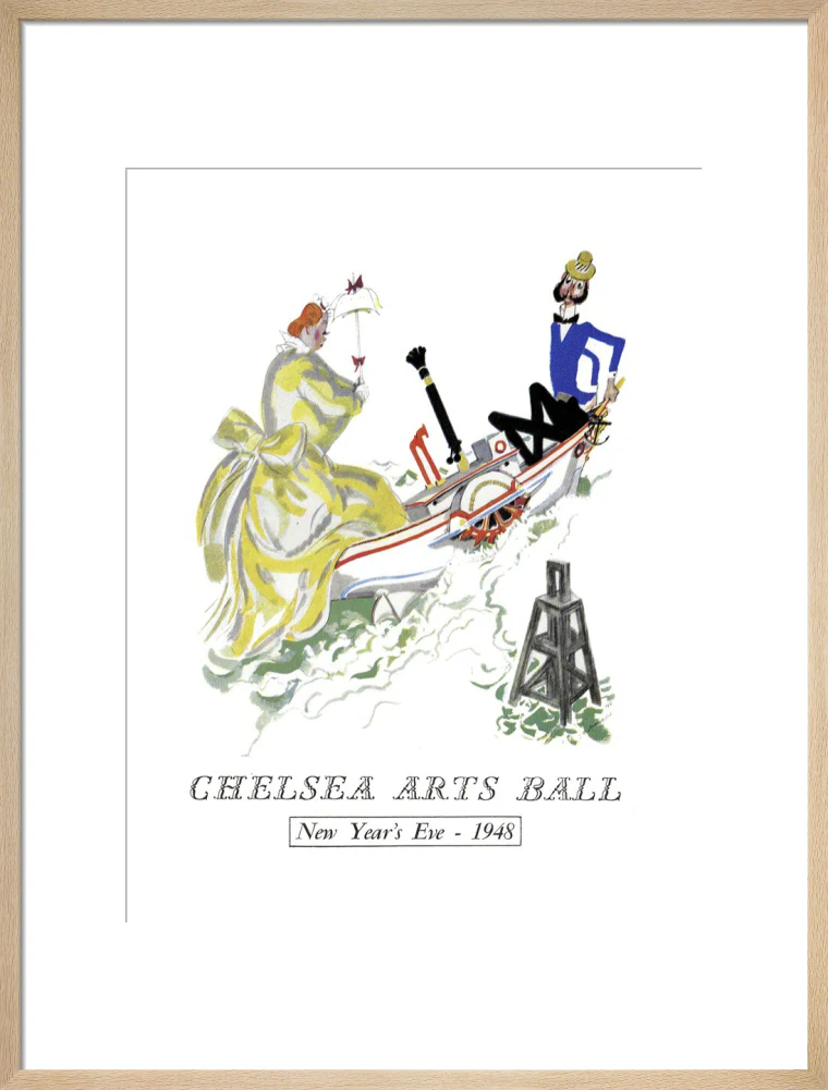 The Chelsea Arts Club Annual Ball 'London River' Art Print - Image 36