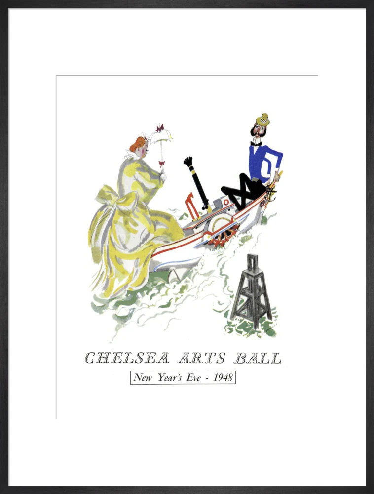 The Chelsea Arts Club Annual Ball 'London River' Art Print - Image 38