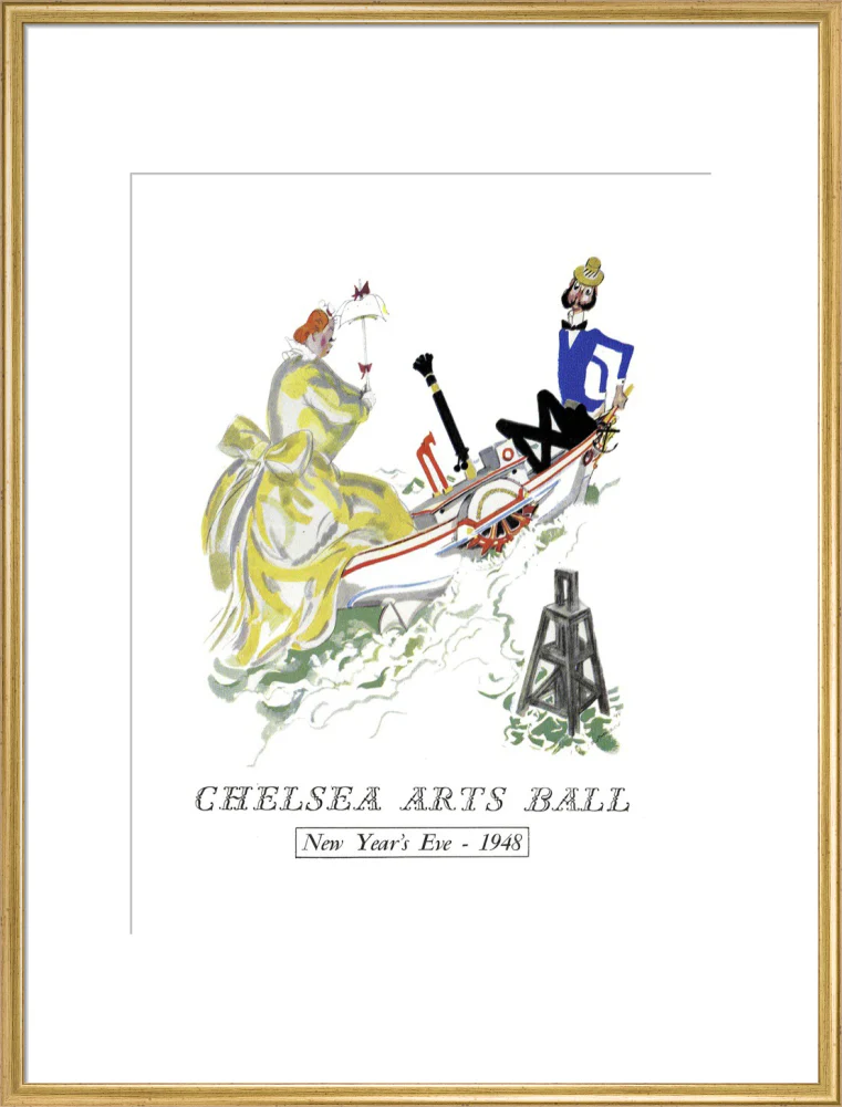 The Chelsea Arts Club Annual Ball 'London River' Art Print - Image 40