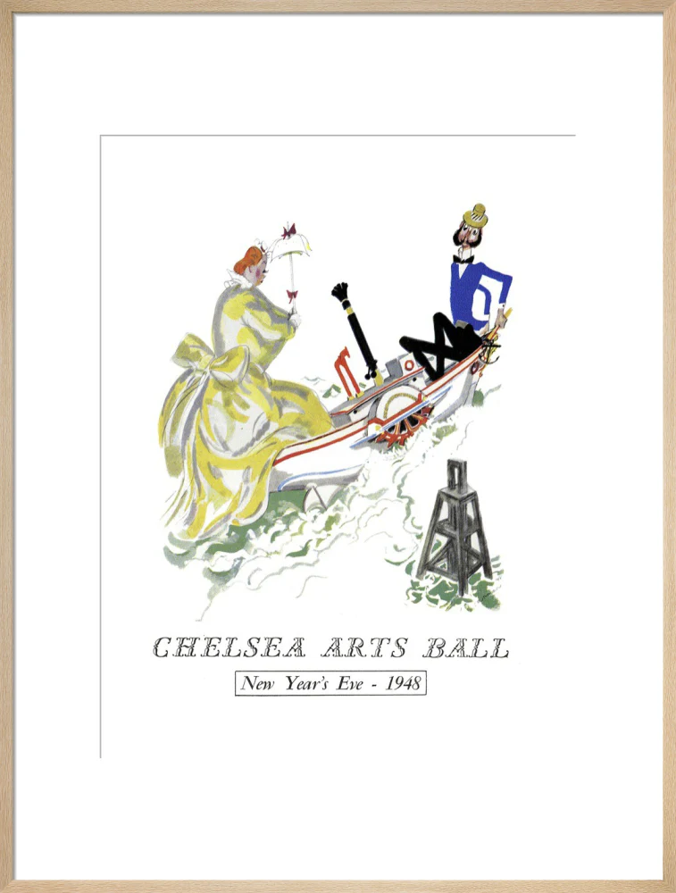 The Chelsea Arts Club Annual Ball 'London River' Art Print - Image 41