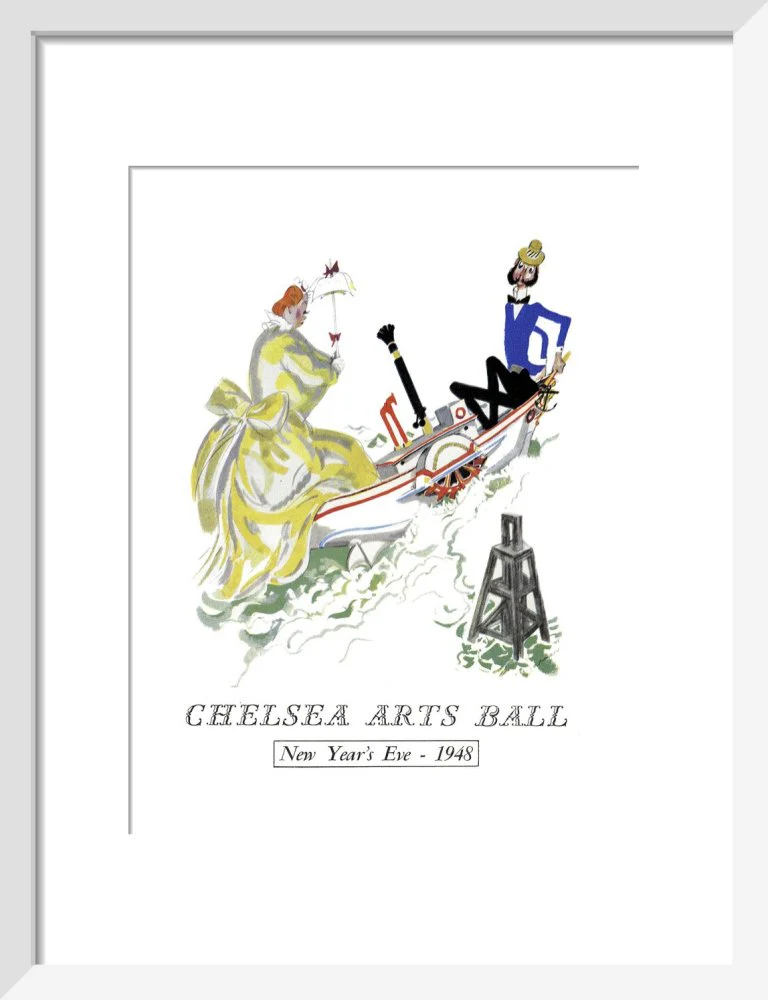 The Chelsea Arts Club Annual Ball 'London River' Art Print - Image 5